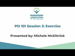 PD 101 Session 3: Exercise
