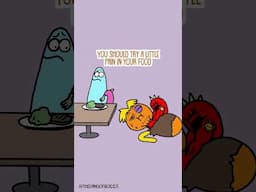 spicy food is painful...