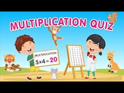 Maths Quiz for kids | Multiplication table Quiz for kids | From Easy to Hard!