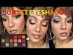 Sunset Eyeshadow Look Unearthly Just A Taste Palette | Full Face Makeup Tutorial | Kolorful Kalmele