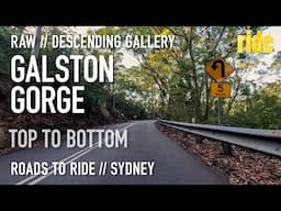 Galston Gorge descent // RAW // cycling gallery, roads to ride in Sydney – (almost) top to bottom