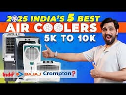 Top 5 Best Air Coolers in India Under ₹5000-₹10,000 (2025) | Beat the Heat Easily!