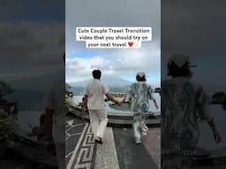 Cute couple travel transition video 🙏🏻❤️ Save this for your next travel ✈️ #shorts