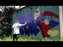 Graffiti Piece - RESK12 on Marine Water Reservatory