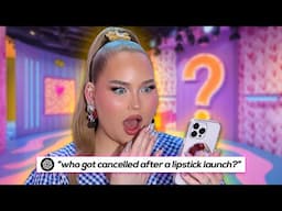 “Who Got CANCELLED After A Lipstick Launch?” - Beauty Guru Knowledge QUIZ! | NikkieTutorials