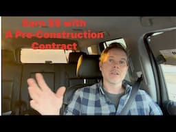Should I Use A Pre-Construction Contract