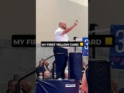 Here’s how I got my first yellow card in this match. What do you guys think about the situation? 🤔