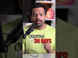 What happens when you take creatine for 30 days