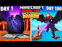 I Survived 100 Days as HOW TO TRAIN YOUR DRAGON in Hardcore Minecraft