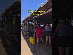 Ambiente en Playa El Espino de El Salvador #elsalvadorengrande