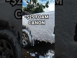 $25 Mini Foam Canon  #autodetailing #carcleaning #hawaiidetailing