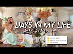 DAYS IN MY LIFE | the reality of home ownership, house updates, bedding refresh, & summer haul ☀️