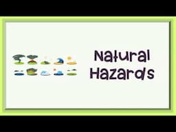 Natural Hazards