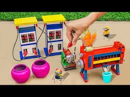 diy tractor Carrot Juice Machine mini science project | Farming Engineer