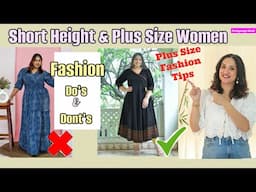 कम हाइट और Plus Size हो तो कैसे कपड़े पहनें | Fashion Tips for Short Plus Size Girls Perkymegs Hindi