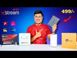 I Tested Airtel AirFiber With Installation | Airtel Air Fiber Plan | How To Install Airtel Fiber
