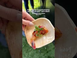 everything I ate at a food and wine festival in CHS 😋