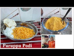 Quick Veg lunch South Indian I Traditional Paruppu Podi