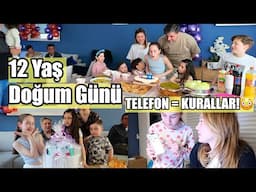 TELEFONU VAR AMA ÖZGÜRLÜK YOK! 📱🚫 Kuralları Konuştuk + 12 Yaş Doğum Günü Vlogu 🎂🎉