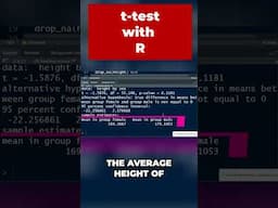 T-Tests in R