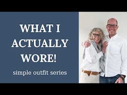 What I Actually Wore [Simple Outfit Series] - How well did my recent travel capsule work?