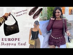 Everything i SHOPPED in Europe🛍️💸