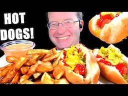 ASMR HOT DOGS MUKBANG EATING SOUNDS