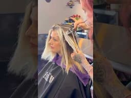 Too blonde? Let’s fix that #schaumburg #hairstyle #blonde #hairstylist #hairvideo #haircare #hair