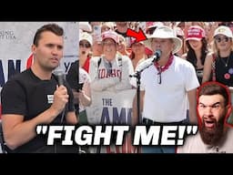 THIS GOT WILD! Charlie Kirk Gets Challenged to a Fist Fight