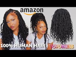 100% Handmade Human Hair Boho Butterfly Locs| Amazon Finds| Toyotress
