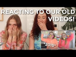 reacting to our first ever video from 2015 - kid Youtubers grow up!
