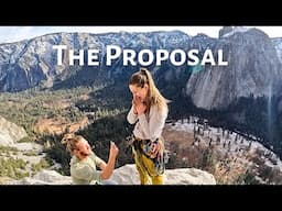 We got ENGAGED 1,000ft up El Capitan!