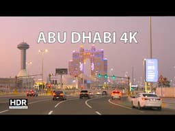 [HDR Version] Abu Dhabi 4K - Sunset Drive