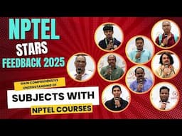 NPTEL Stars Felicitation Event @ IIT Madras | Testimonials
