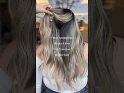 2 Hour VS 6 Hour Hair Appointment #foilhighlights #haircolorcorrection