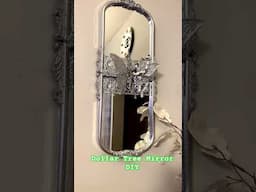 She made this MIRROR using Dollar Tree items! | FULL tutorial is linked in comments | #shorts
