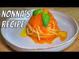 Italian Tomato Sauce - Nonna's Recipe
