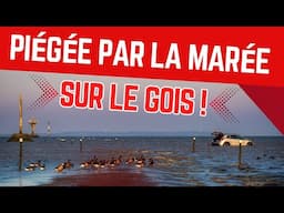 La première voiture piégée par l'océan sur le Gois