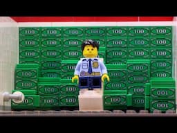LEGO Police Escape Challenge! 🔥 Giant Saws & Lava Trap