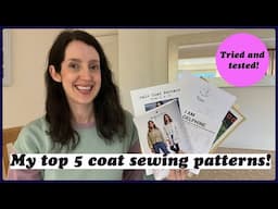 My top 5 coat sewing patterns | tried & tested and fun to sew!
