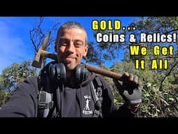 Finding More Than We Expected Using Two Different Metal Detectors. Coin, Relic & Gold