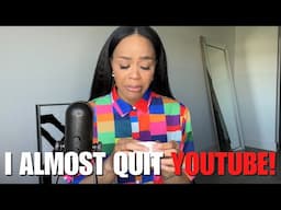 Y'all Won't Believe This! | Why I Almost Quit YouTube! My Honest Journey of Following Jesus
