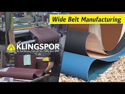 State-Of-The-Art Wide Belt Manufacturing
