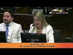 Votación de la moción de la asambleísta Luzmila Abad - Sesión 1023