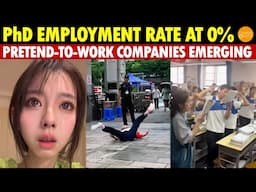 IT’S TRAGIC! PhD Employment Rate at 0%, Master’s at 27%, Pretend-to-Work Companies Emerging in China