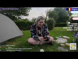 |LIVE| Belgium cycling! Girl Solo Europe tour! Cycling to the Swiss Alps | Day 65 |  !map !Saily #ad