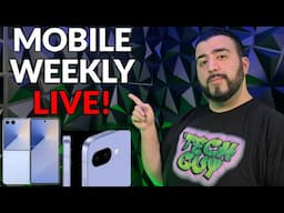 #MobileWeekly Live Ep 464 - Galaxy Flip 7 Leaks, Pixel 9a Designs, Apple AI Fails & Tech News