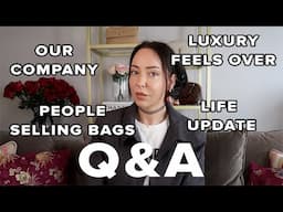Q&A: Your Questions! - Me Quitting YouTube, Life & Why I'm Over Luxury