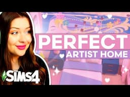 Building the PERFECT Artist Dream Home in The Sims 4