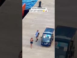 Royal Caribbean passengers get left in foreign port #royalcaribbean #cruiseship